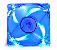 Fan Case 12cm LED màu xanh