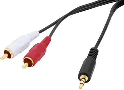 Dây cáp 1 ra 2 dài 1.5m dùng cho loa ( Audio cable )