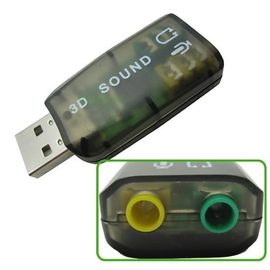 Card 3D sound USB