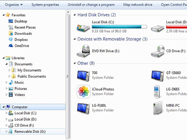 Vào USB từ folder hoặc từ Run giúp bảo về máy an toàn hơn trước nhứng USB có virus 